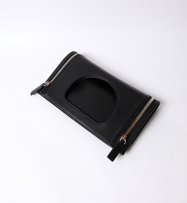 ダブルファスナークラッチ