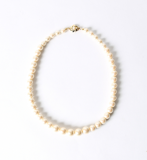 【ルージュ・ヴィフ ラクレ/Rouge vif la cle】 classic pearl necklace [送料無料]