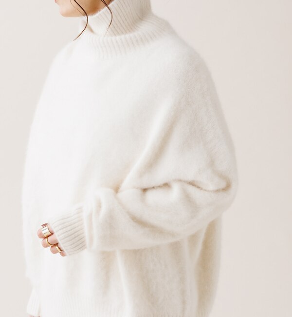 FOX＆Cashmere タートルニットプルオーバー