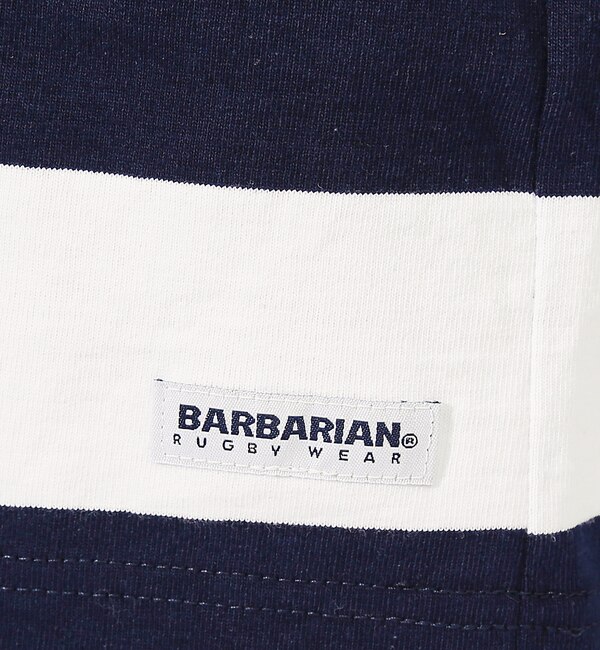 BARBARRIAN / バーバリアン】RUGBY SHIRT/ラガーシャツ|Rouge vif la