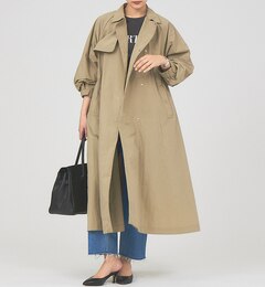 【MICA＆DEAL/マイカアンドディール】　ライトトレンチコート