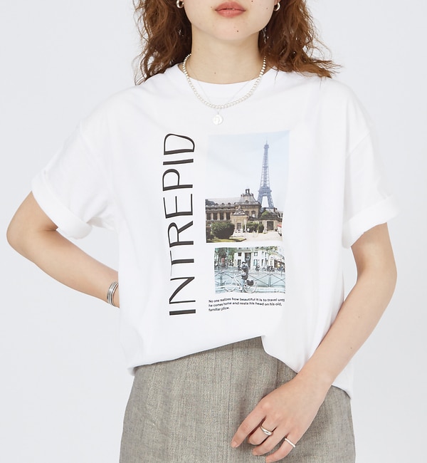 LE TRIO ABAHOUSE】INTREPID / グラフィックTシャツ |Rouge vif la cle