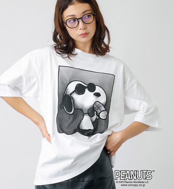 ファッションメンズなら|【ルージュ・ヴィフ　ラクレ/Rouge vif la cle】 【JOHNBULL/ジョンブル】PEANUTS プリントTシャツ / スヌーピー