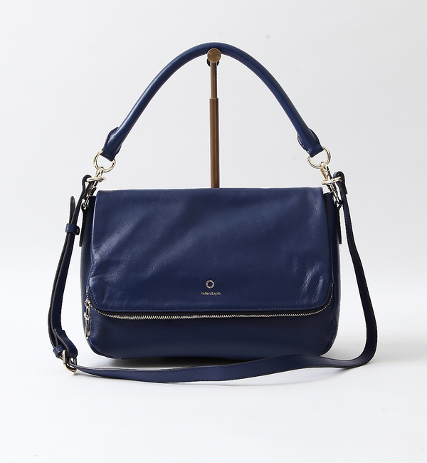 【ベーシックで人気商品】ファスナーフラップショルダー