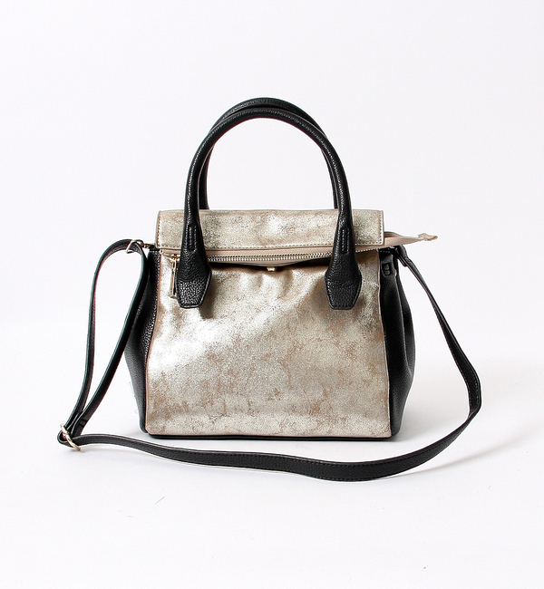 【ピシェ アバハウス/Piche Abahouse】 【販売店舗限定】メタリックコンビボストン [送料無料]