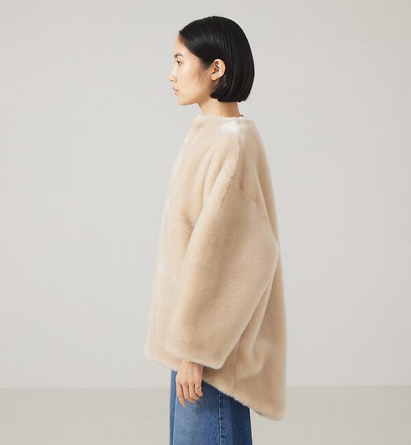 日本未入荷 【A POINT ETC/アーポワン ウテセ】ECO FUR ブルゾン