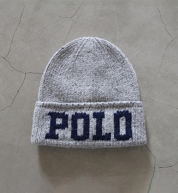 POLO RALPH LAUREN】ロゴ ニットツィードビーニー|THE STORE by C'(ザ