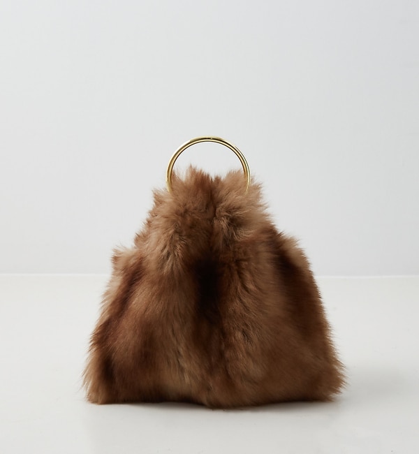 CARUS】GOLD RING FUR BAG／ゴールドリングファーバッグ|THE STORE by C'(ザ ストア バイ シー)の通販｜アイルミネ