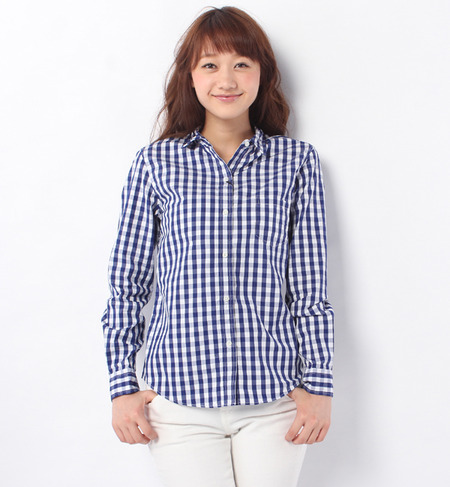 ギンガムベーシックシャツ