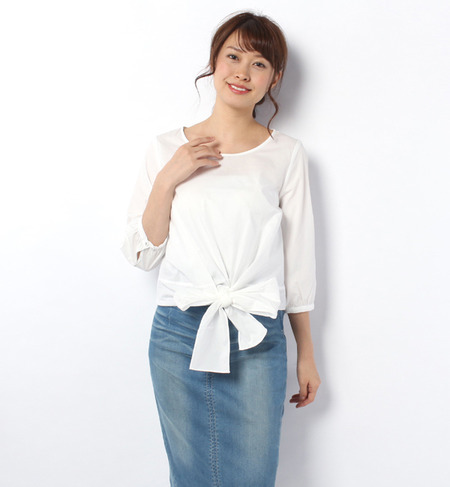 ビッグリボンブラウス