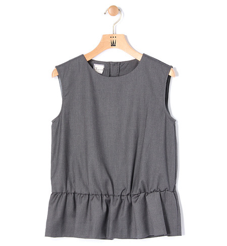 【ティアラ/Tiara】 ノースリーブぺプラムブラウス [送料無料]