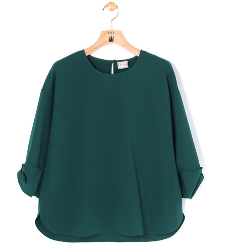 【ティアラ/Tiara】 リボンスリーブ七分袖ブラウス [送料無料]