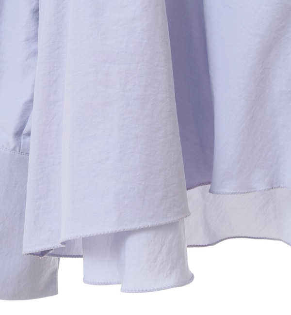 【MARILYN MOON（マリリンムーン）】tuck frill flare washer blouse