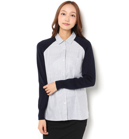 【サーハウス ミューズ/suahhaus muse5】 シャツ×ニット [送料無料]