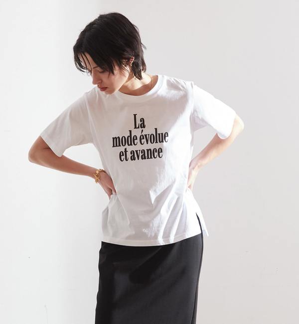プリントロゴTシャツ|Liesse(リエス)の通販｜アイルミネ
