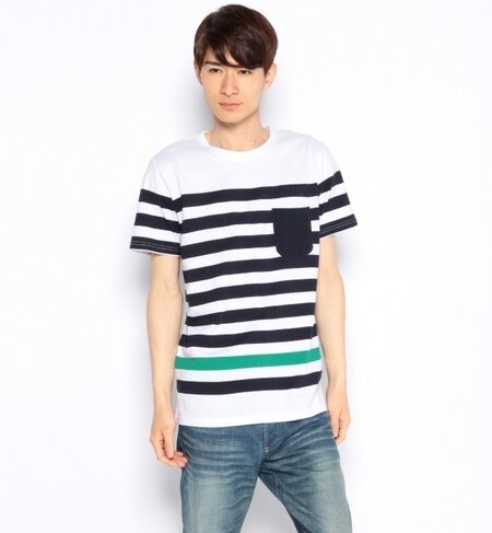 UR PANEL BORDER POCKET TEE