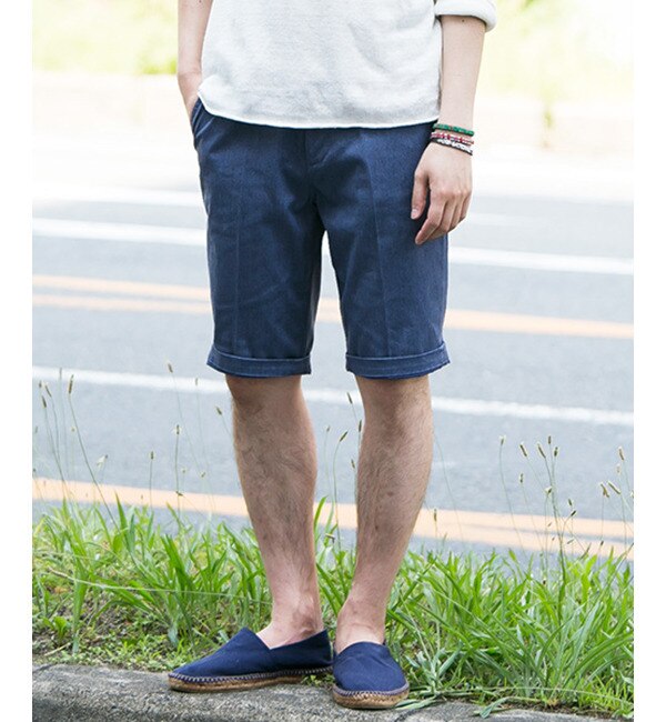 UR T/C TWILL SLIM SHORTS