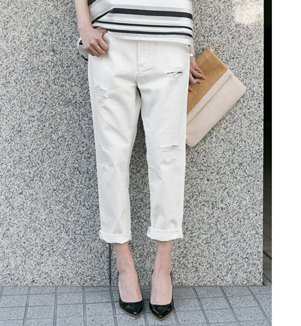 【アーバンリサーチ/URBAN RESEARCH】 UR クラッシュデニムパンツ [送料無料]