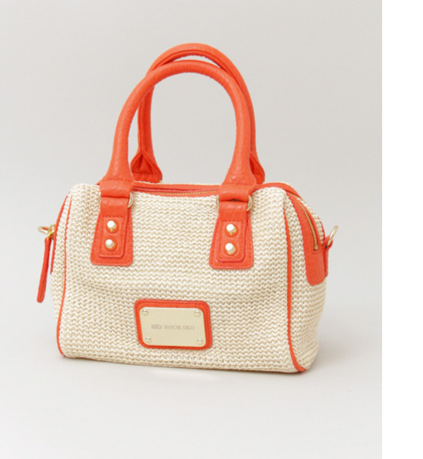 ROSSO ROSSO×RODE SKO プチ異素材ボストン