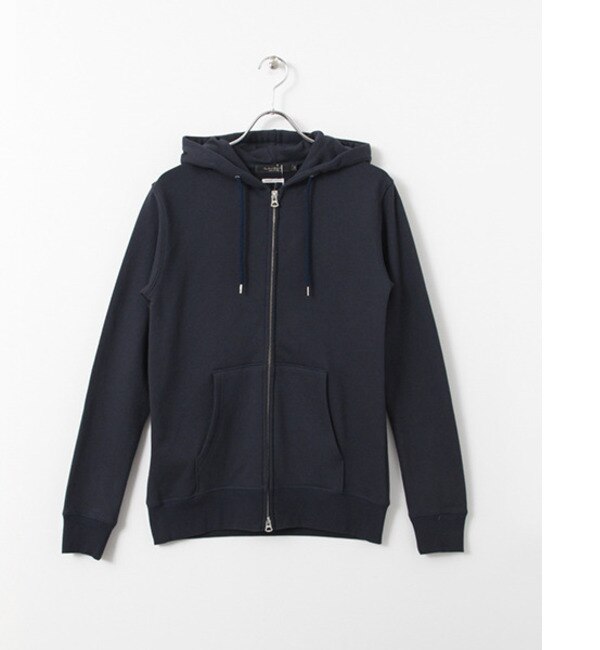 UR SUVIN COTTON ZIP UP HOODIE