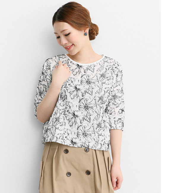 ROSSO sabena コットン刺繍 BLOUSE