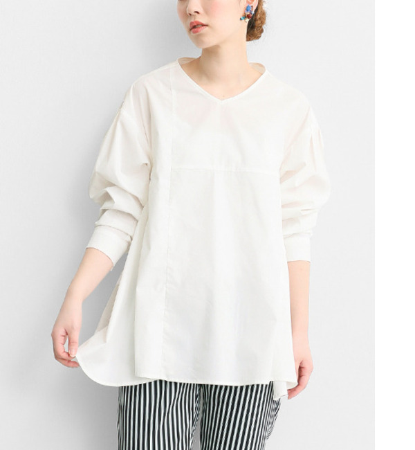 ROSSO Lirica Over Neck Shirt
