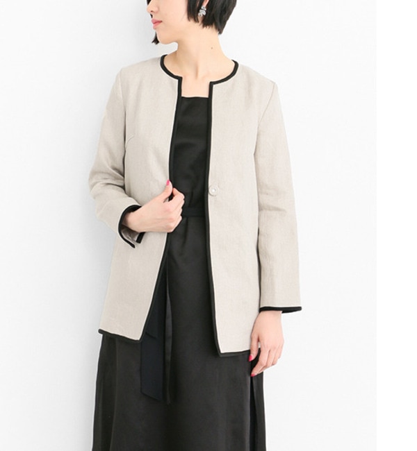 ROSSO Lirica Linnen Long Jacket