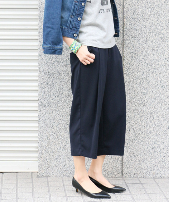【アーバンリサーチ/URBAN RESEARCH】 DOORS クロップドタックパンツ [送料無料]