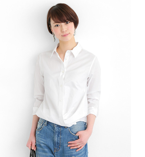 UR BEZ カシュクールシャツ