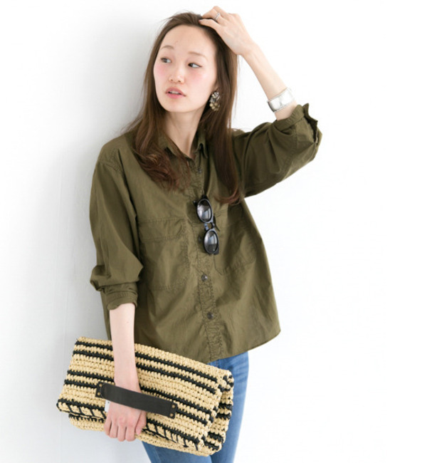 UR ミリタリールーズシャツ