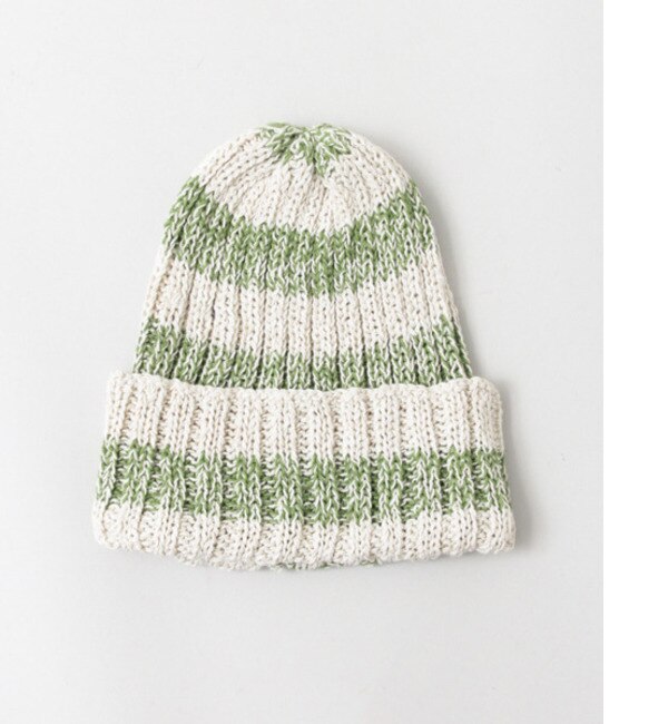 DOORS COTTON BIG-STRIPES 2×2 KNIT HAT