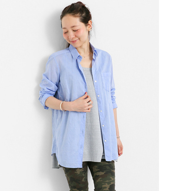 【アーバンリサーチ/URBAN RESEARCH】 Sonny Label コットンボイルシワ加工シャツ [送料無料]