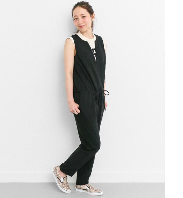 Sonny Label ノースリーブカシュクールコンビネゾン