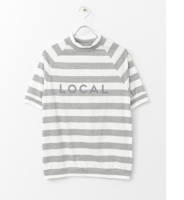 Sonny Label ロゴプリントボーダーTシャツ