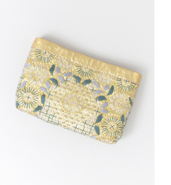 UR jujube MOROCCO FLOWER CLUTCH (M)