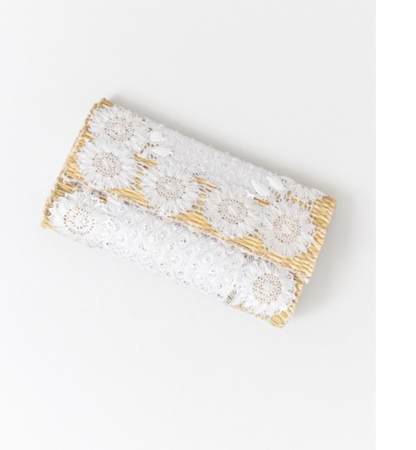 UR jujube MOROCCO FLOWER CLUTCH (S)