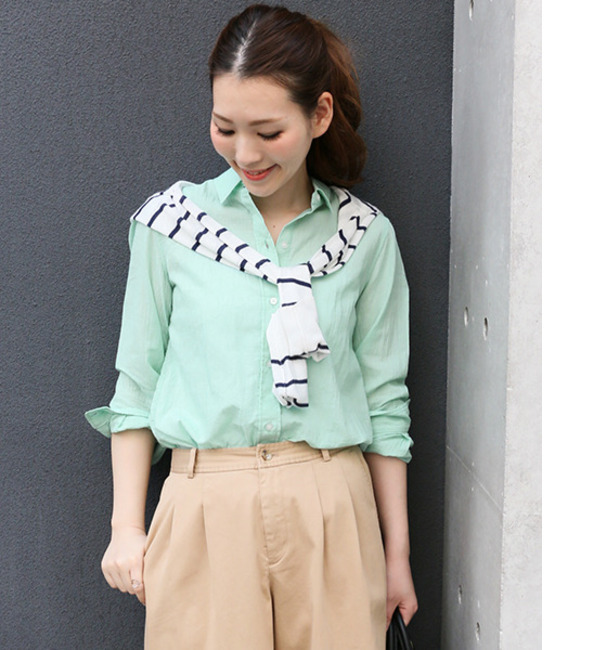 ROSSO GRUNGE WASH シャツ