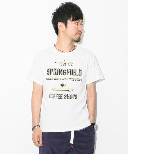 DOORS Soft 天竺 PrintTシャツ COFFEE