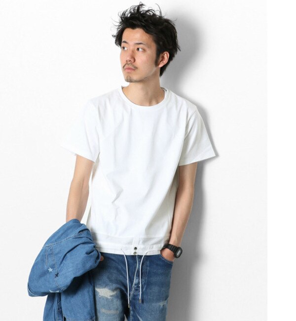 Sonny Label 布帛切替クールマックスTシャツ