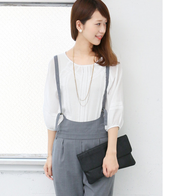 DOORS 袖バルーンブラウス