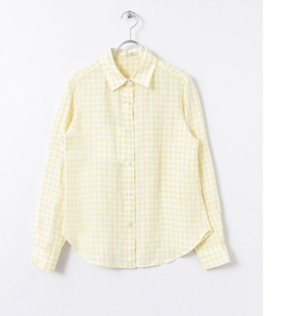 Sonny Label 2WAYギンガムフレンチリネンシャツ