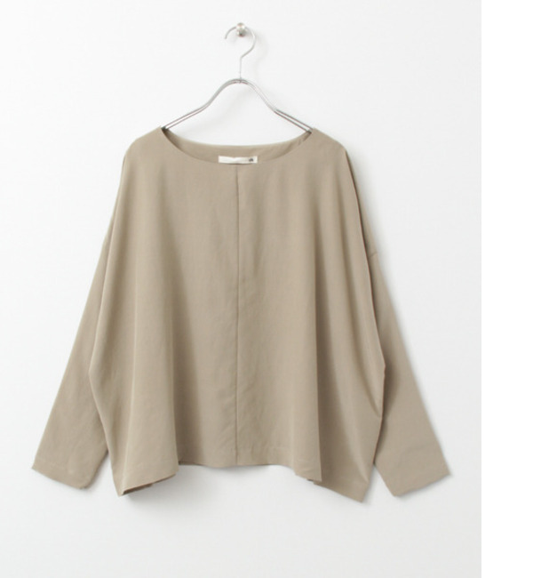 かぐれ evam eva silk suede square PULLOVER