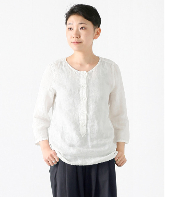 【アーバンリサーチ/URBAN RESEARCH】 かぐれ MILFOIL IRISH LINEN pullover [送料無料]