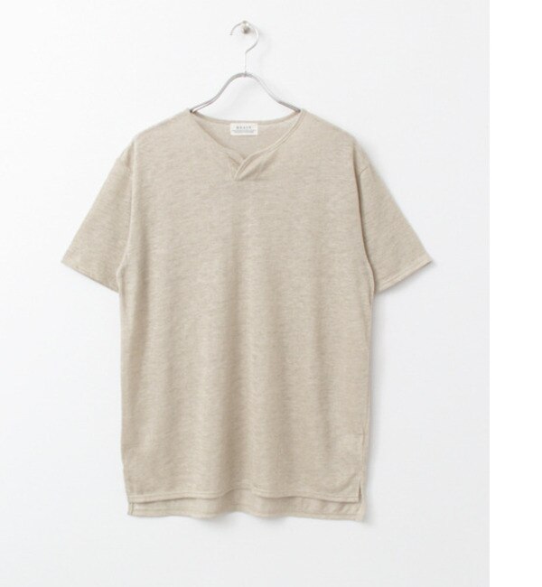 かぐれ BRAIN linen slit Tシャツ