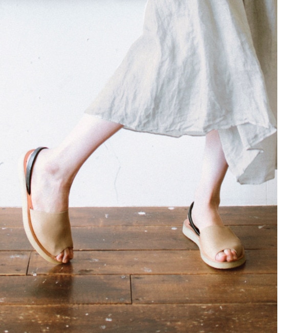 かぐれ SECCHIARI MICHELE back strap sandal