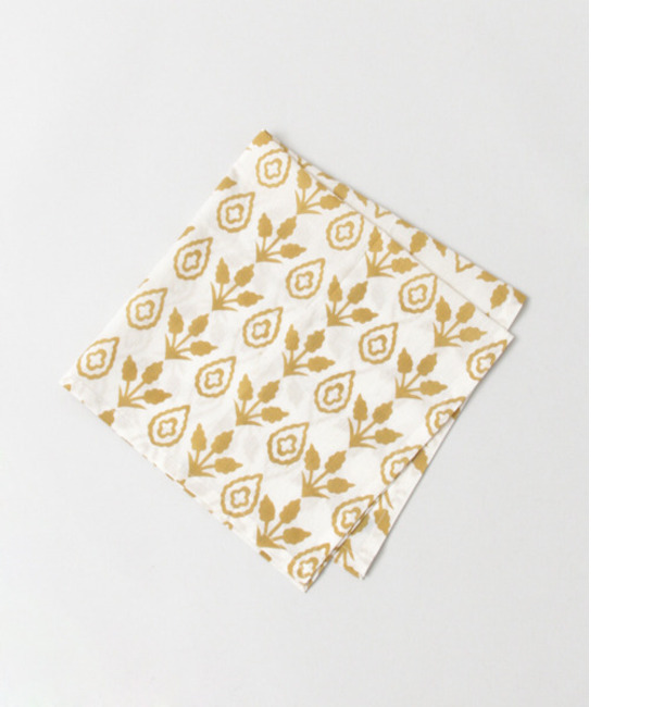 かぐれ People Tree ボタニカル柄・草木染めバンダナ