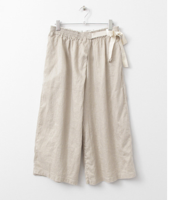かぐれ NADELL 麻PU入りワイド PANTS
