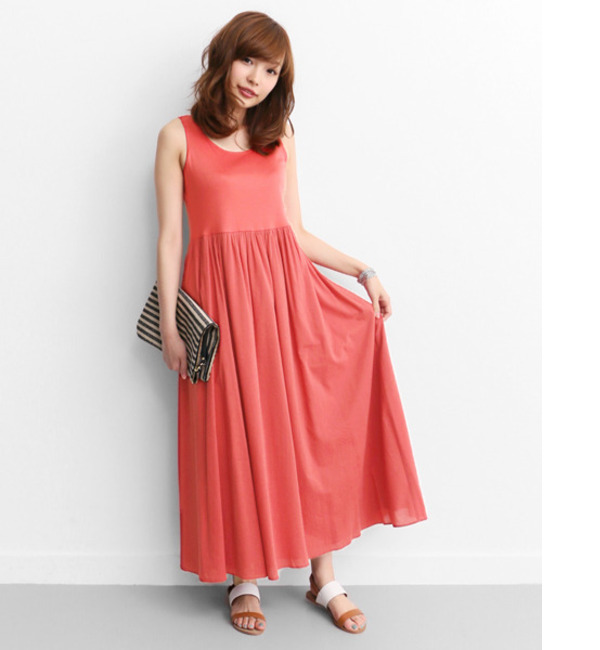 ROSSO タンクトップマキシワンピース