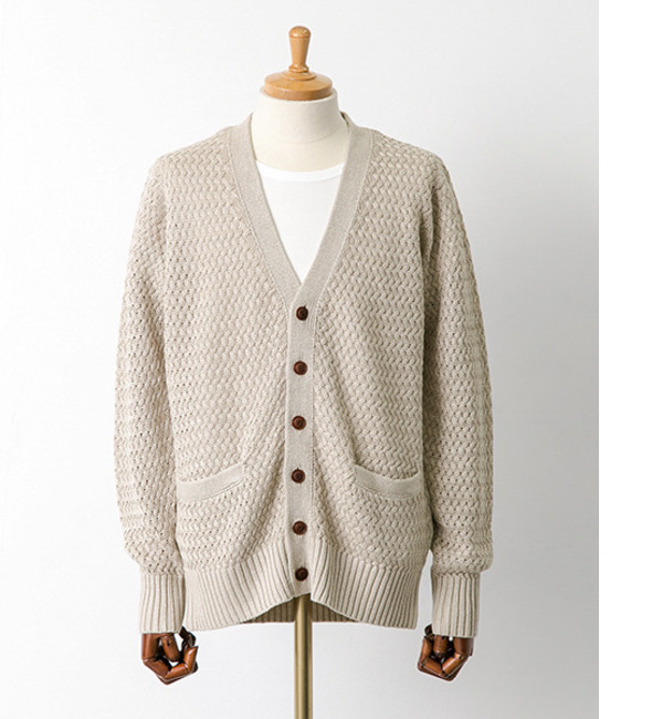 UR WORK NOT WORK CRAFTER PATTERN CARDIGAN