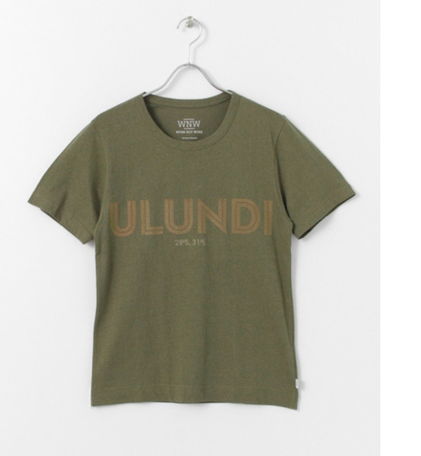 【アーバンリサーチ/URBAN RESEARCH】 UR WORK NOT WORK ULUNDI T-SHIRTS [送料無料]